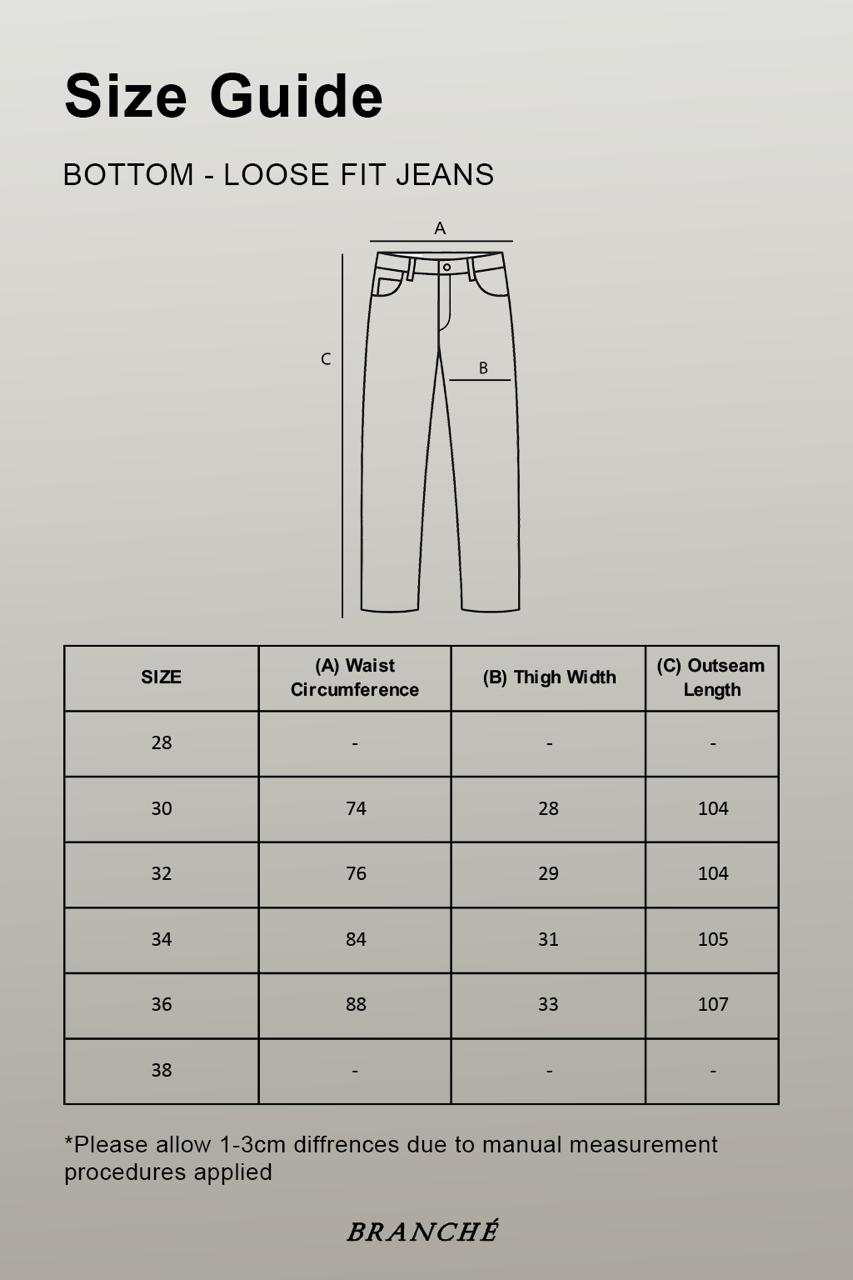 Jeans Smoke Grey Loose Fit