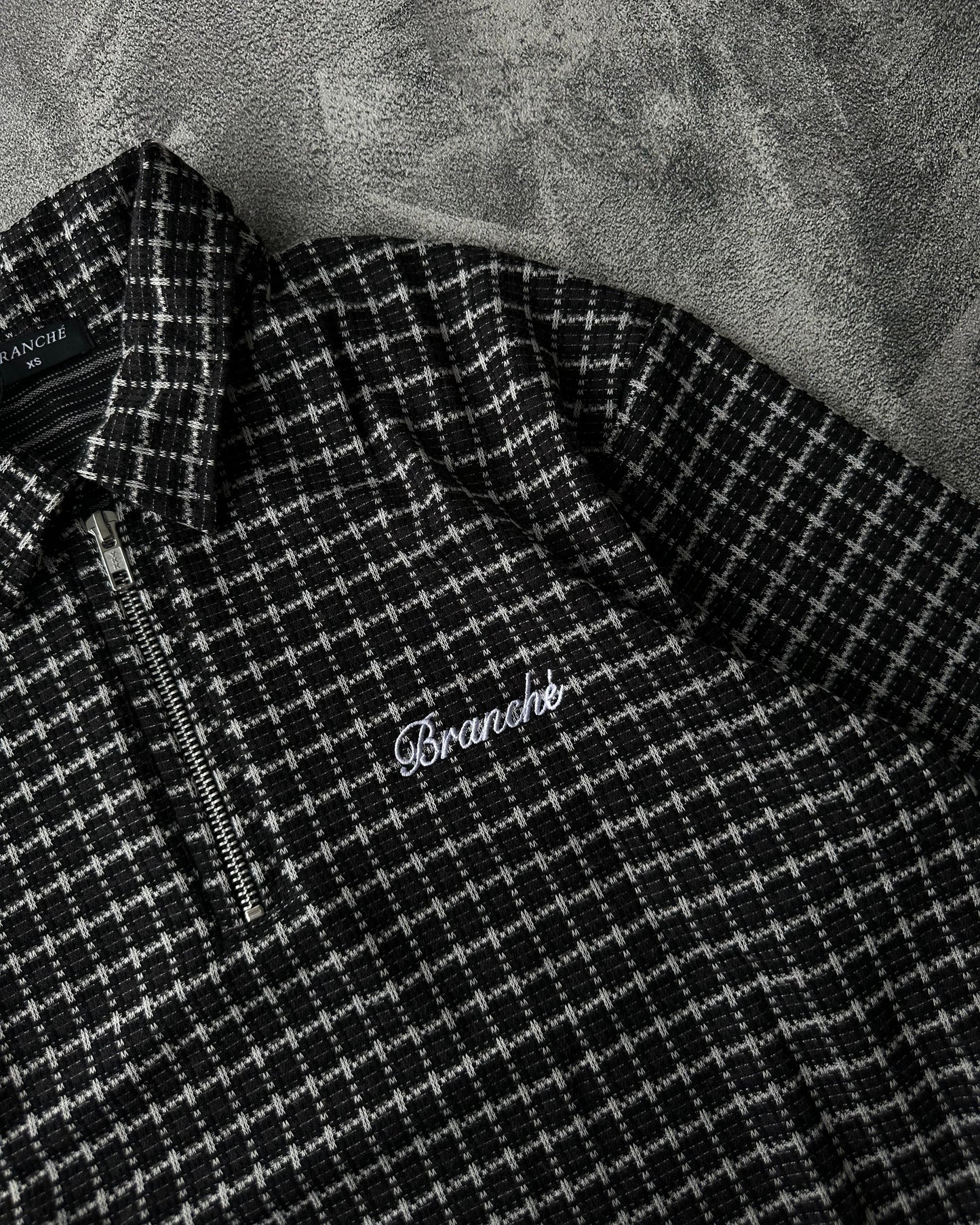 Polo Halfzip Tweed Black