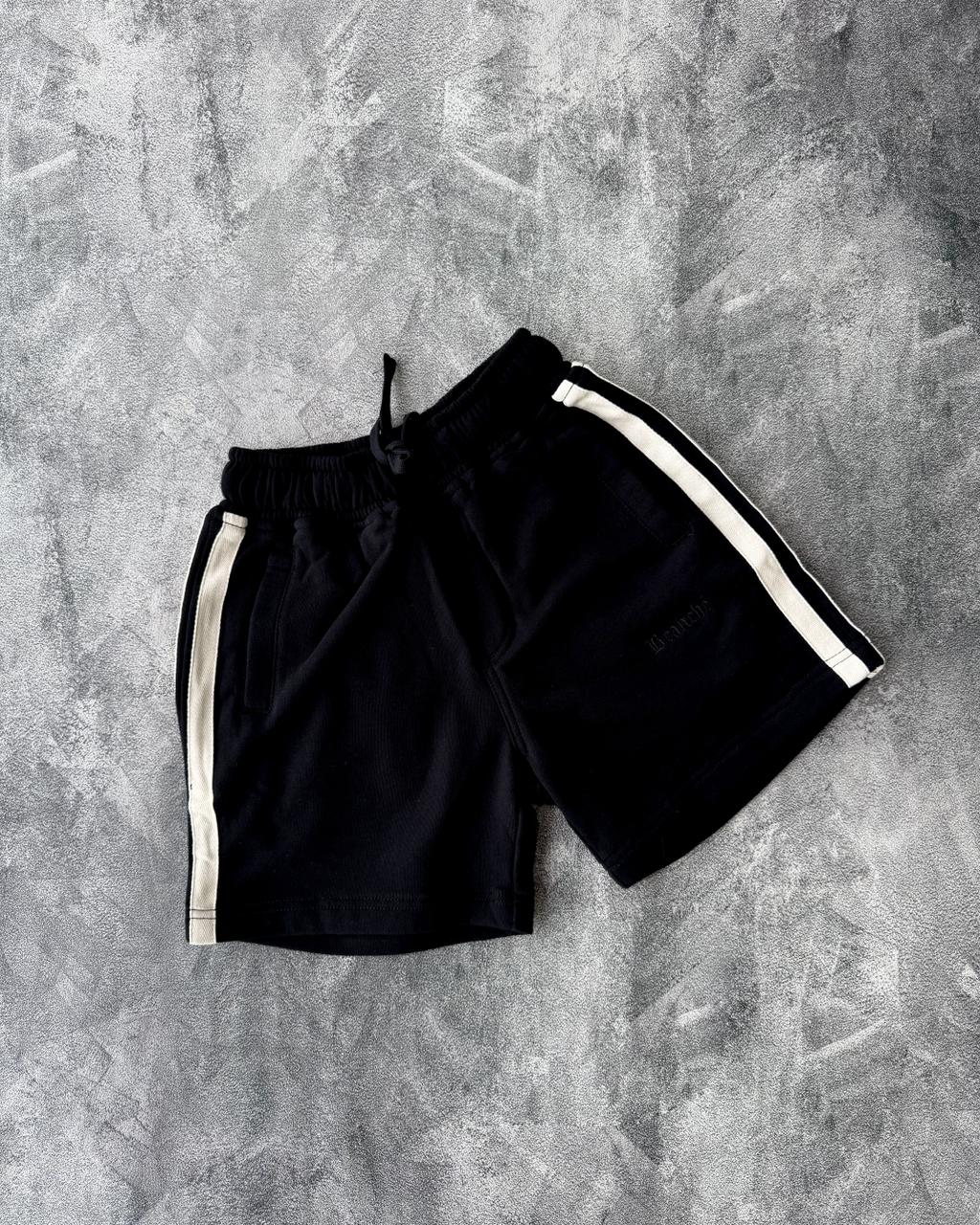 Short Pants Stripe Black