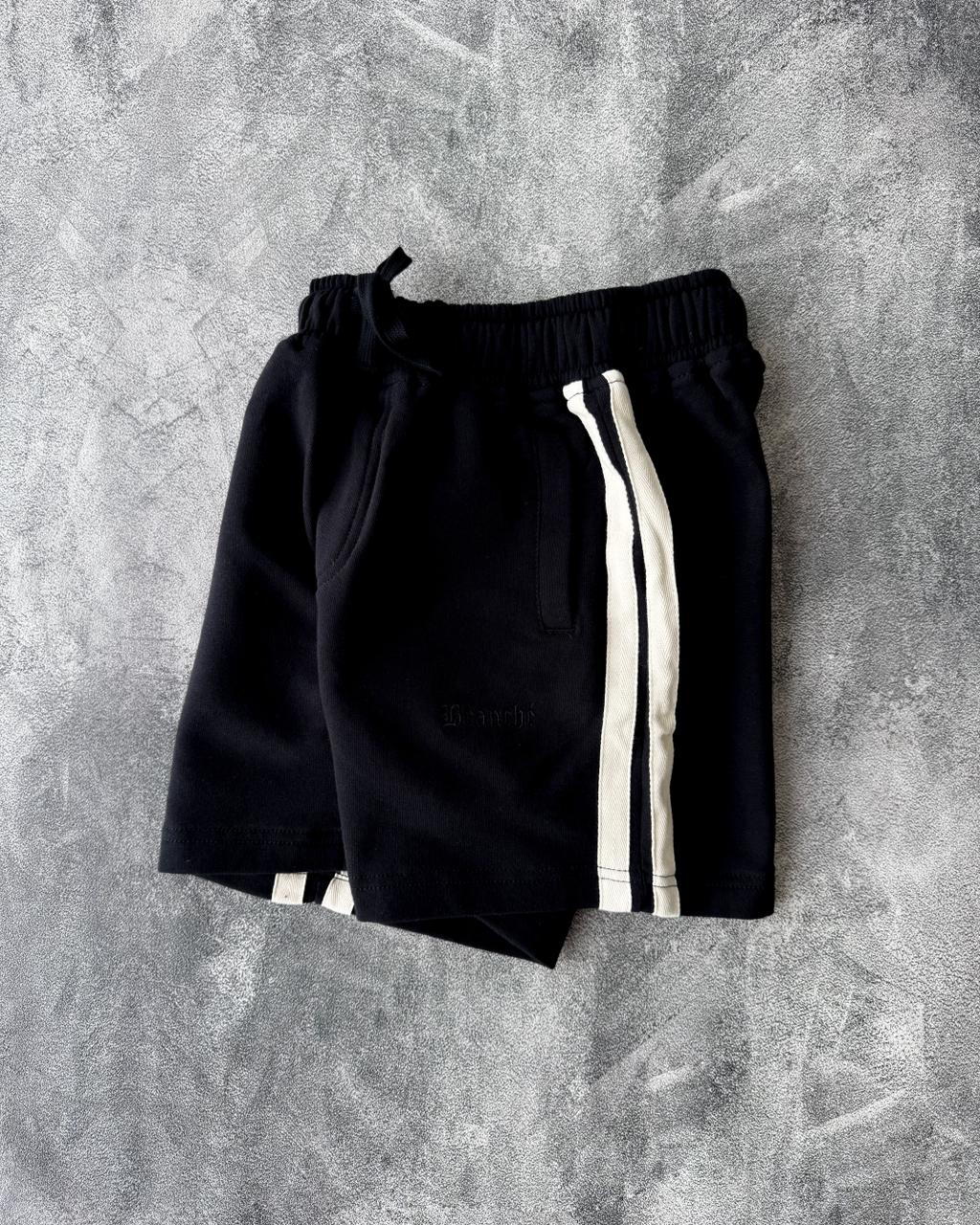 Short Pants Stripe Black