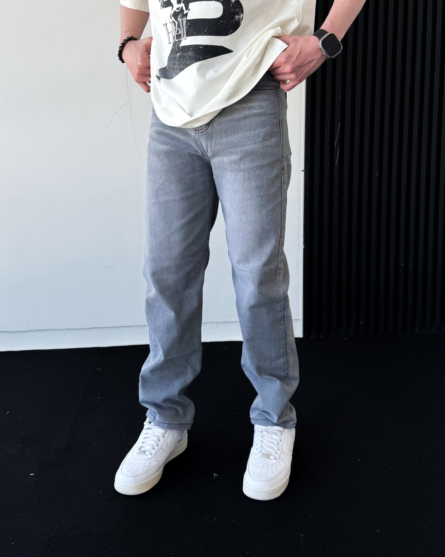 Jeans Smoke Grey Loose Fit